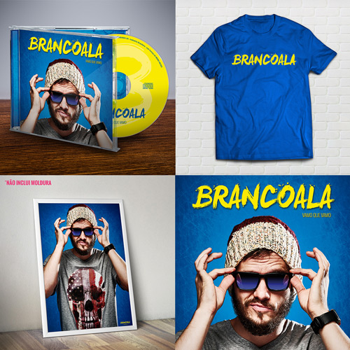 Camiseta Brancoala AZUL - Loja Brancoala - Camisetas e Acessórios