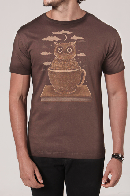 Camiseta Masculina Brancoala Café - Loja Oficial