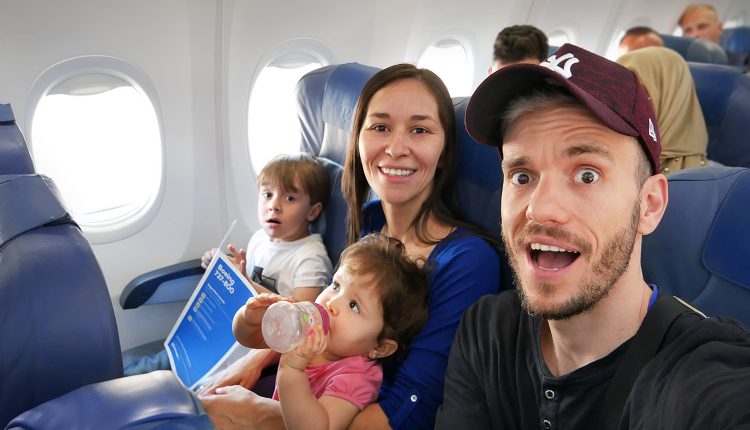 Viajar com crianças de avião